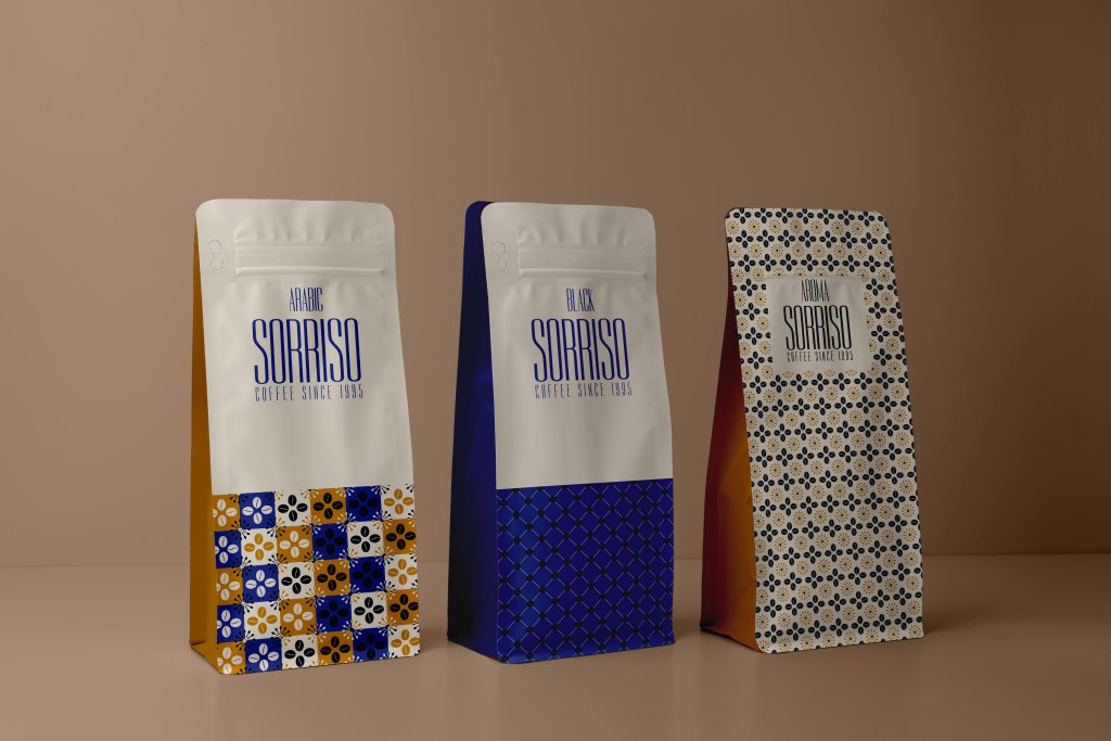 packaging design per brand. caffè packaging.