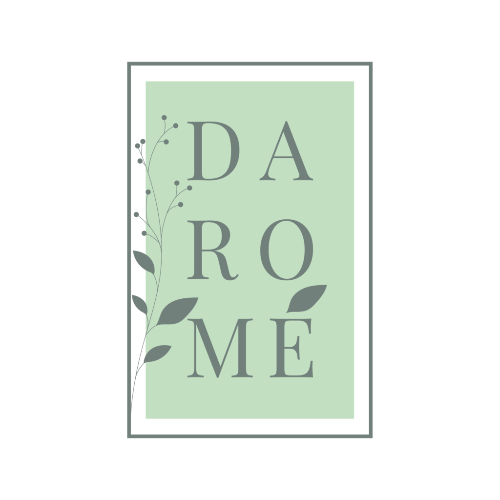 daromè logo per azienda di cosmetici