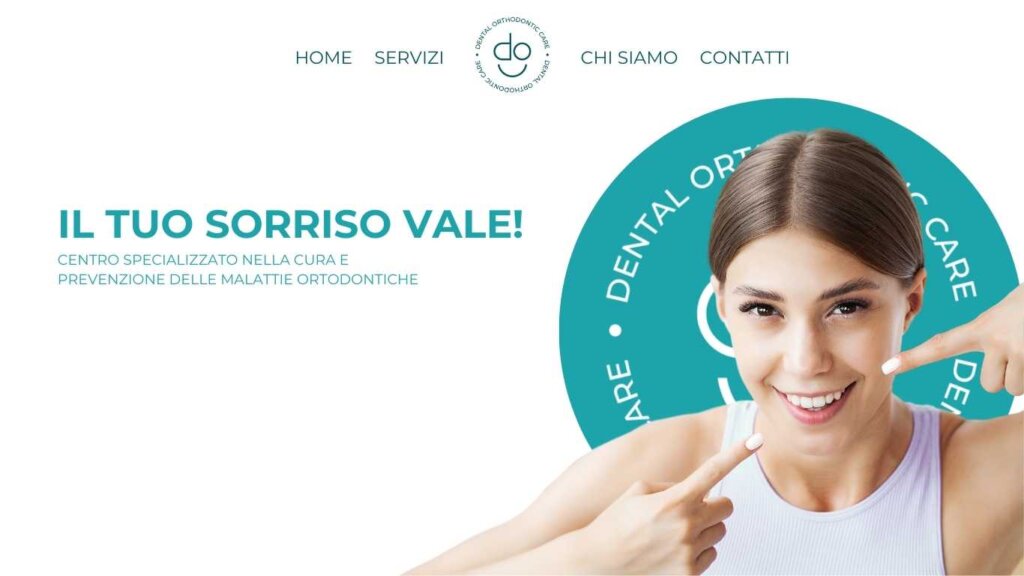 doc dental orthodontic care logo design per dentista sito web per studio dentistico (1)