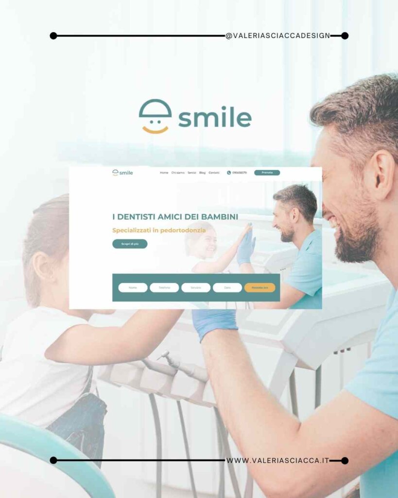 sito web per studio dentistico, gestione pagine social per studio dentistico, gestione instagram per studio dentistico, identità visiva per studio dentistico