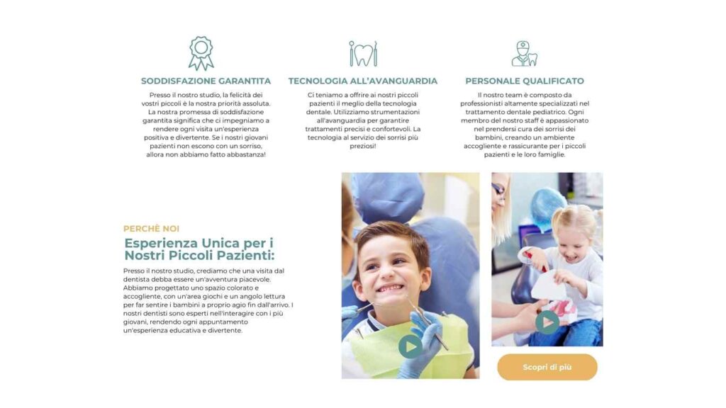 sito web per studio dentistico, gestione pagine social per studio dentistico, gestione instagram per studio dentistico, identità visiva per studio dentistico