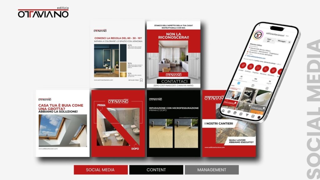 Gestione pagine social per aziende edili