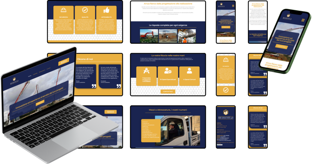 creazione siti web per azienda costruzioni